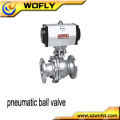 pneumatic actuator flange type ball valve